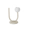 Arch, Candlestick, H11xW8.5xD6.4cm, Soft Beige/White